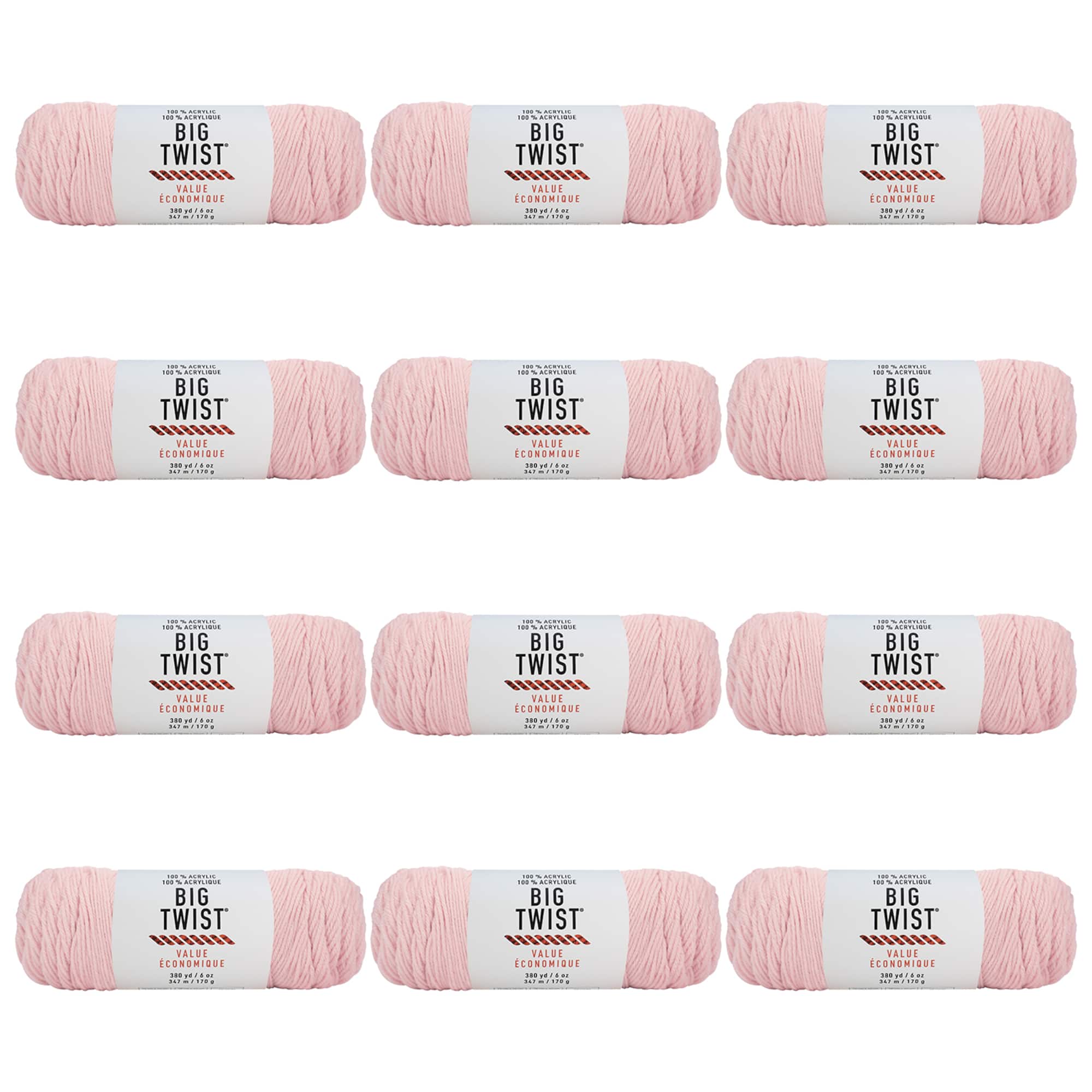 12 Pack: Big Twist® Value Yarn